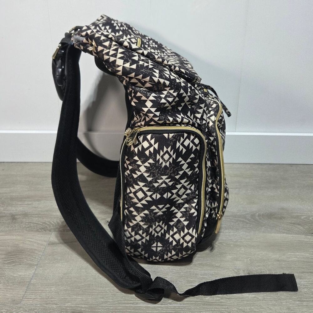 Fisher-Price Shilon Southwest Black & White 3 Piece Diaper Bag Backpack - Picture 4 of 12